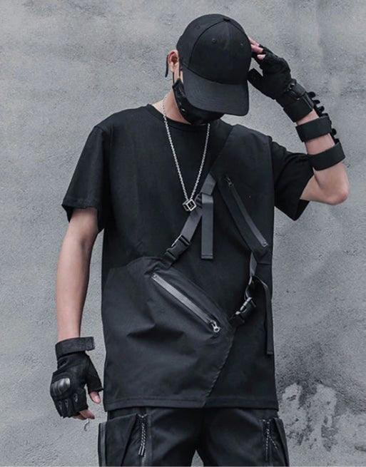 Chest Bag Black Function T-Shirt - Image 3