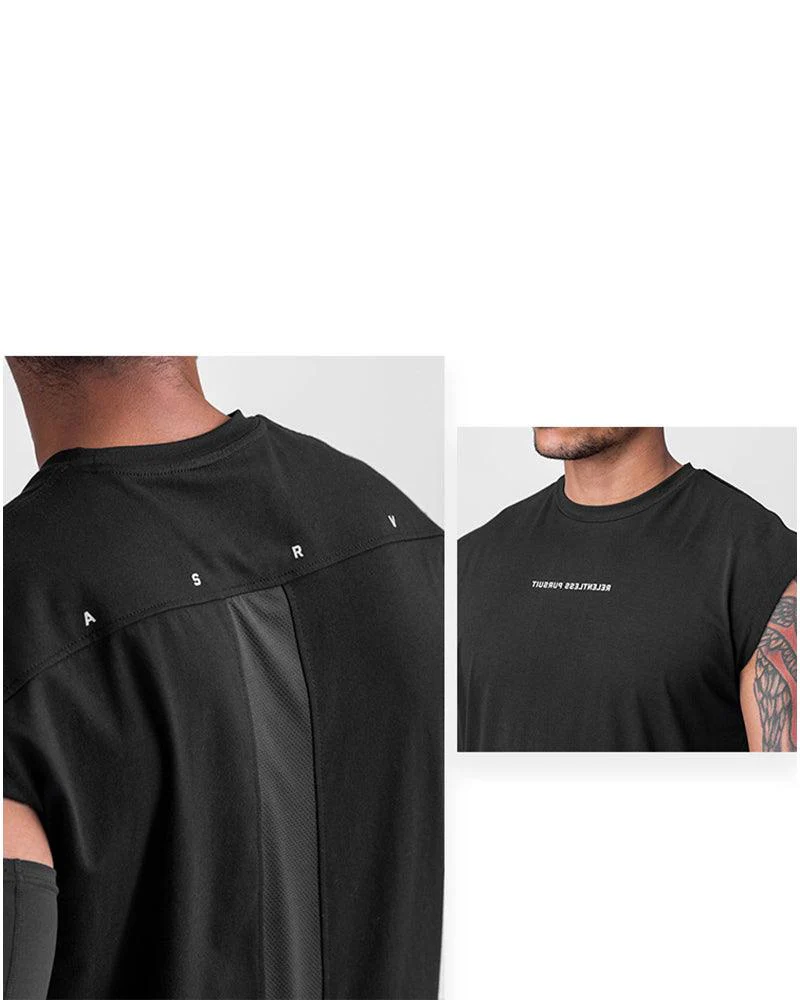 Techwear Sleeveless Mens Muscle Shirt - Image 9