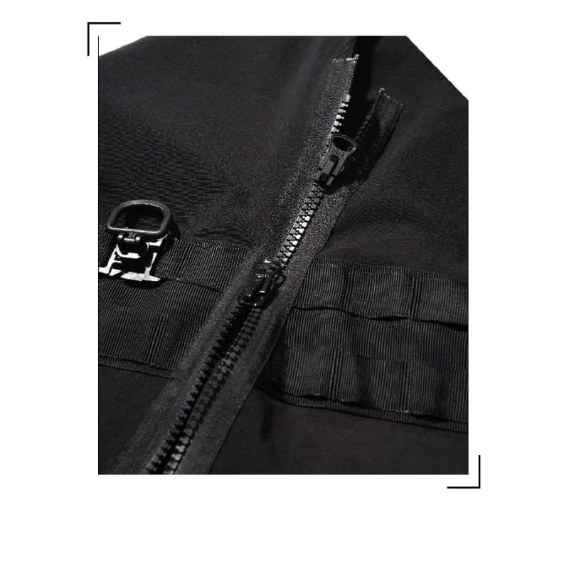 Cyberpunk Black Samurai Ninja Jacket Cloak - Image 12