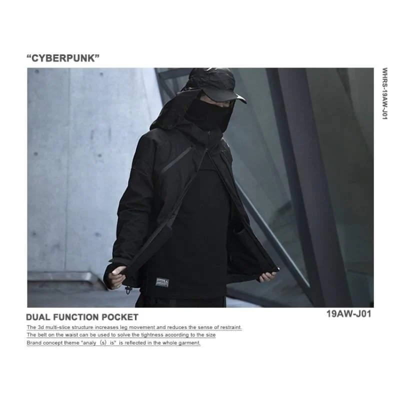 Cyberpunk Dual Function Pocket Jacket - Image 6