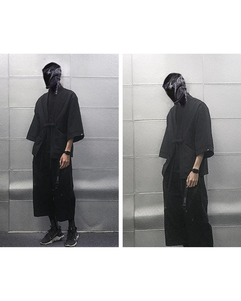 Cyberpunk Ninja Techwear Kimono Jacket - Image 10