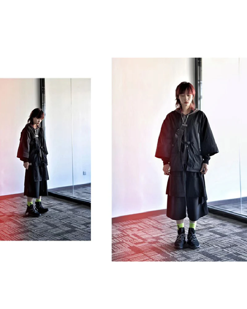 Cyberpunk Ninja Techwear Kimono Jacket - Image 11