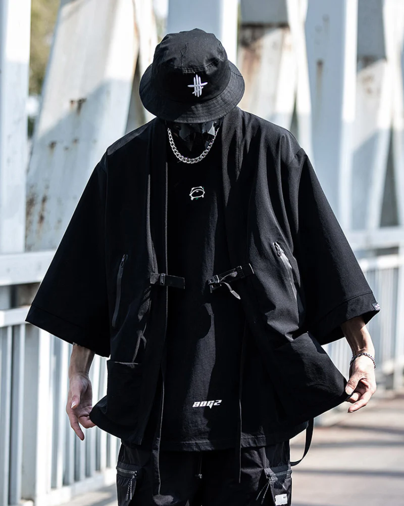 Cyberpunk Ninja Techwear Kimono Jacket - Image 3