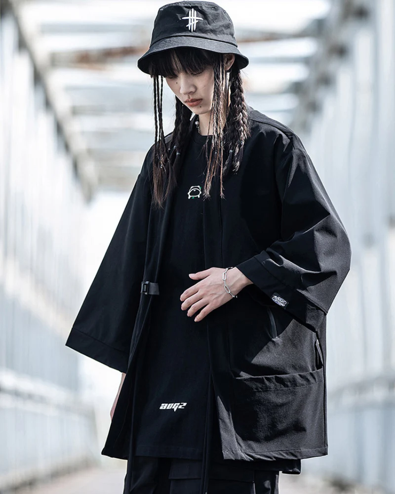 Cyberpunk Ninja Techwear Kimono Jacket - Image 4