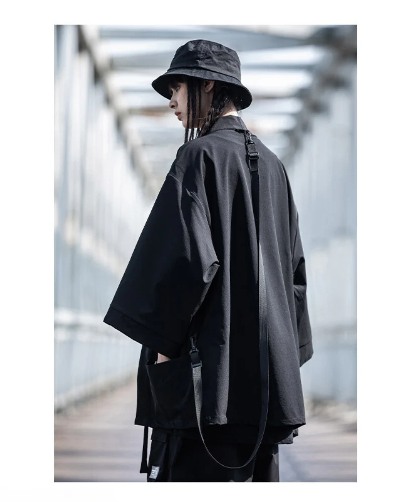 Cyberpunk Ninja Techwear Kimono Jacket - Image 5
