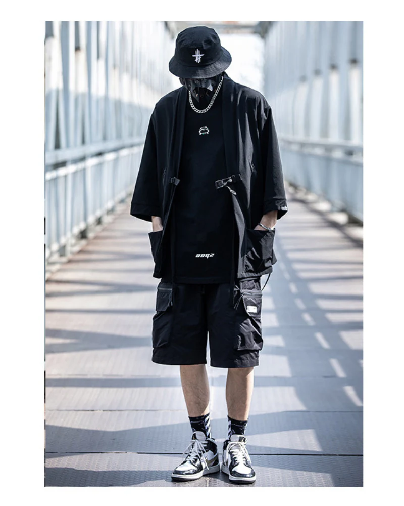 Cyberpunk Ninja Techwear Kimono Jacket - Image 6