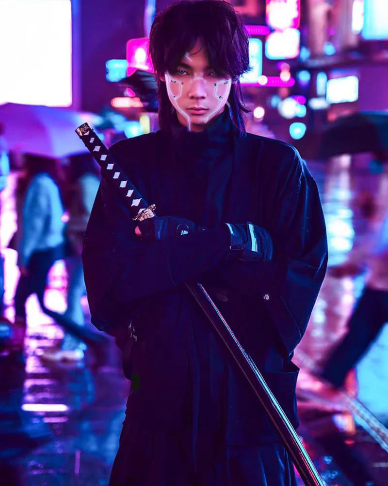Cyberpunk Ninja Techwear Kimono Jacket - Image 8