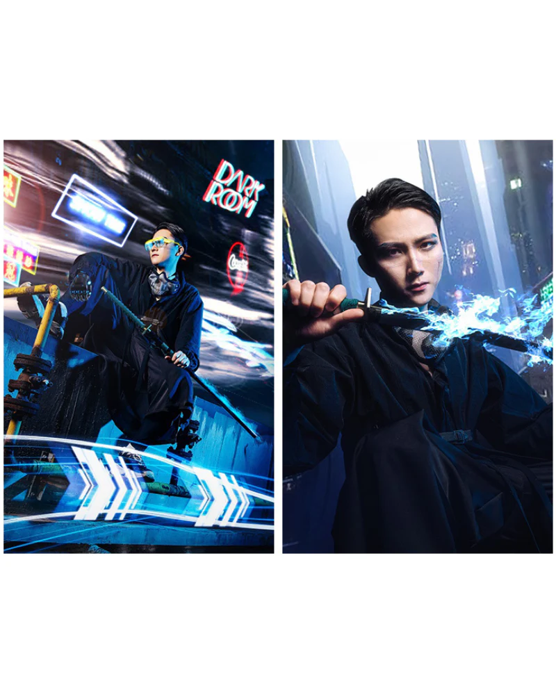 Cyberpunk Ninja Techwear Kimono Jacket - Image 9