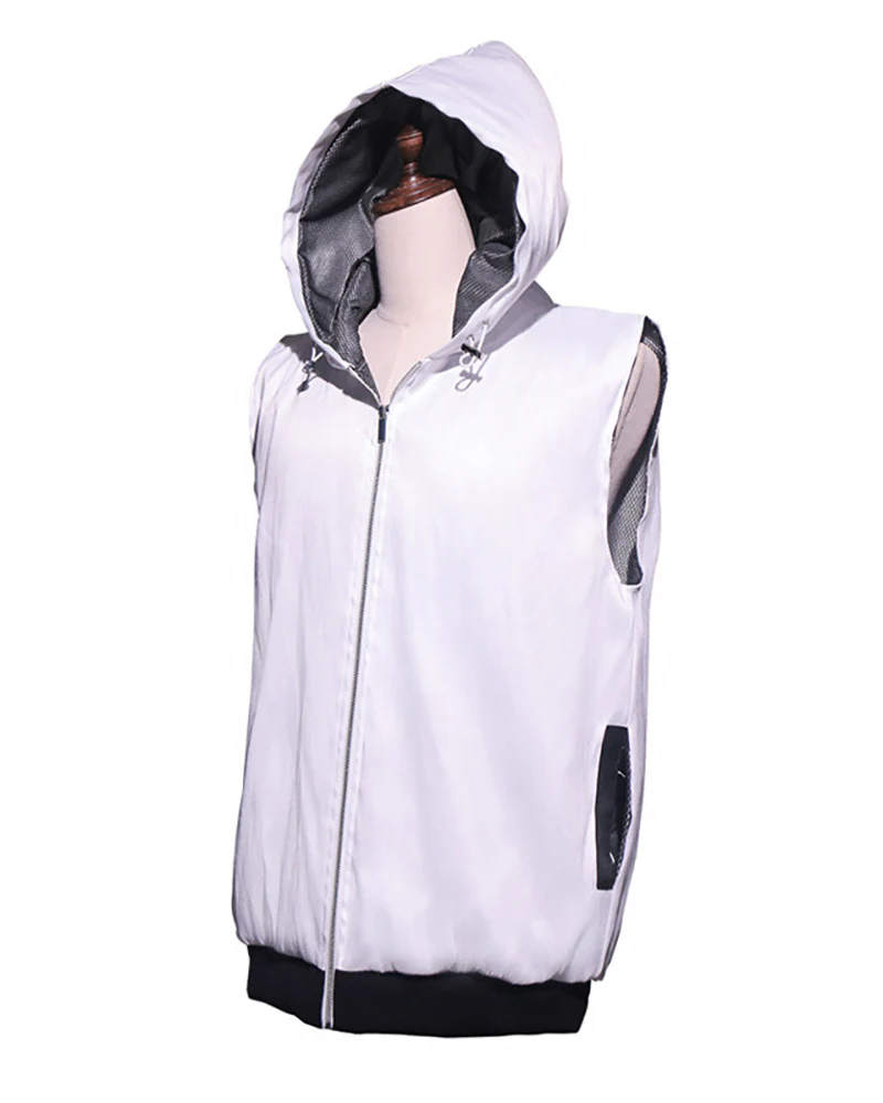 Cyberpunk Rave Clothing Luminous Hooded Vest - Image 3