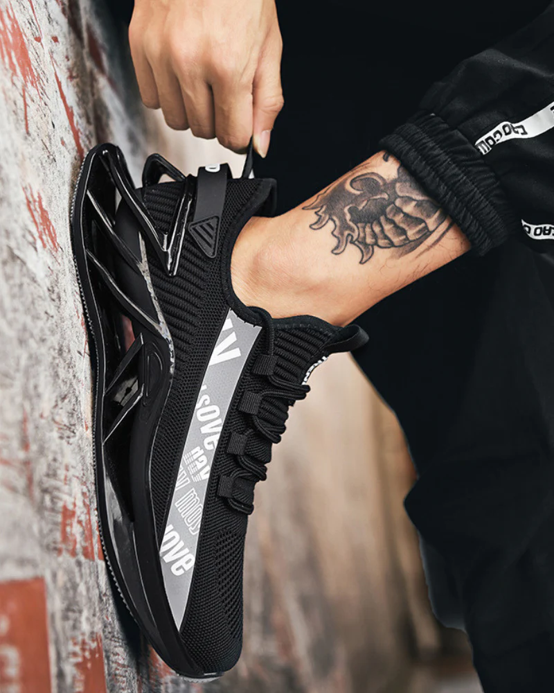 Cyberpunk Reflective Lightweight Sneakers - Image 9