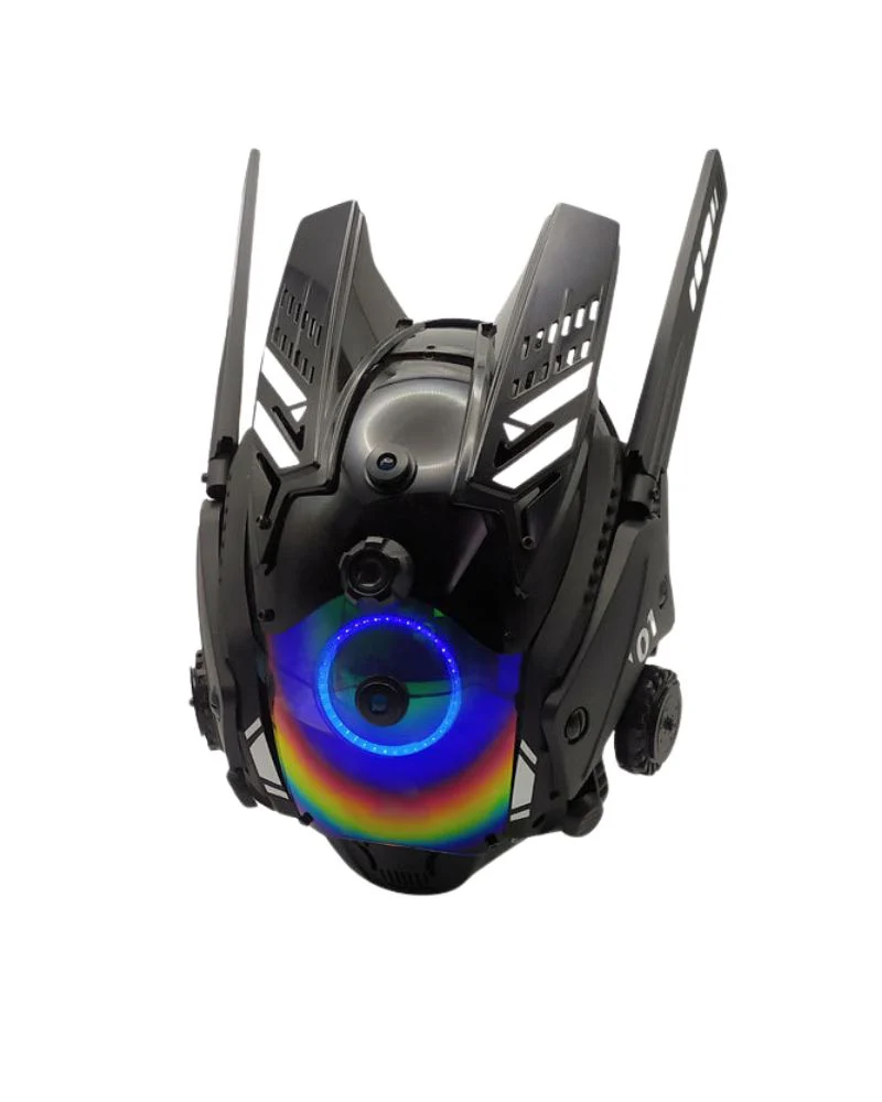 Cyberpunk Sci-Fi Future Helmet - Image 9