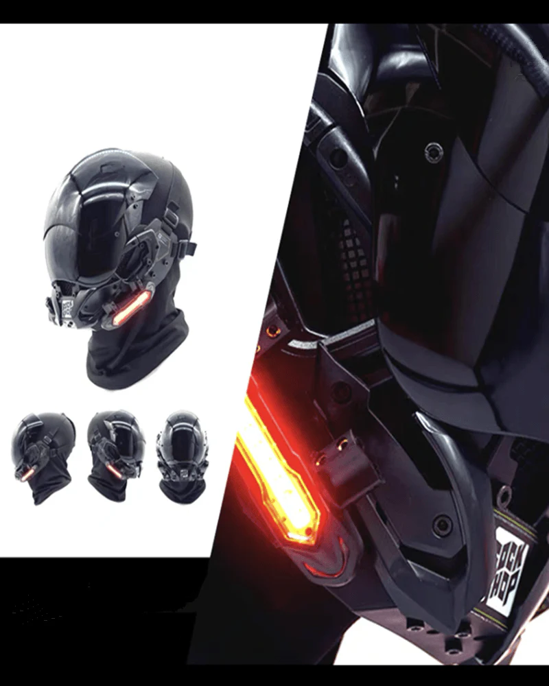 Fast and Furious LED Cyberpunk Helmet Mask - Image 3