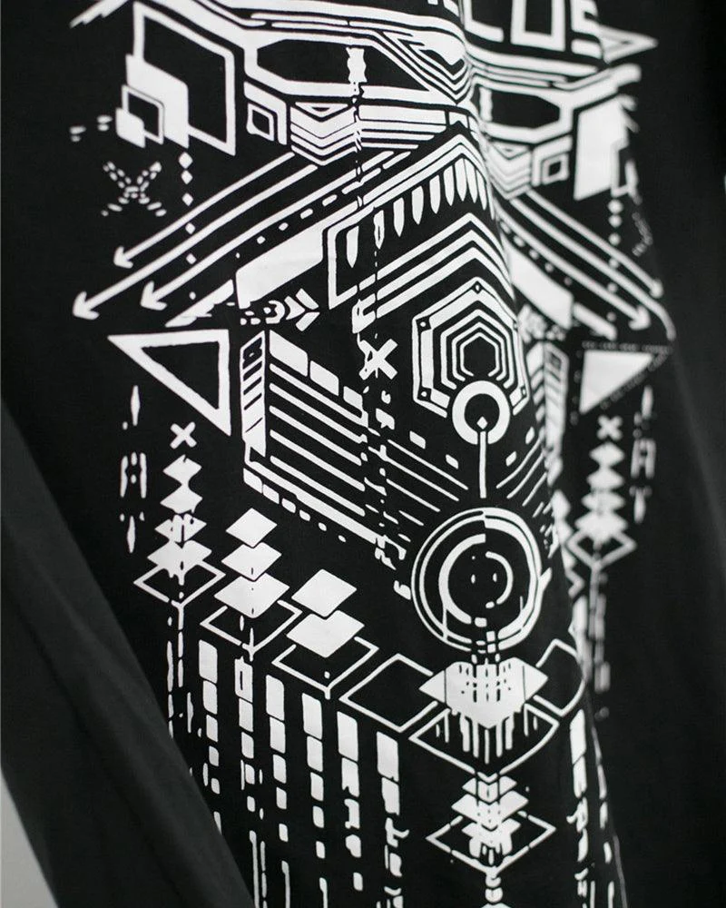 Futuristic Cyberpunk Techwear T-Shirt - Image 11
