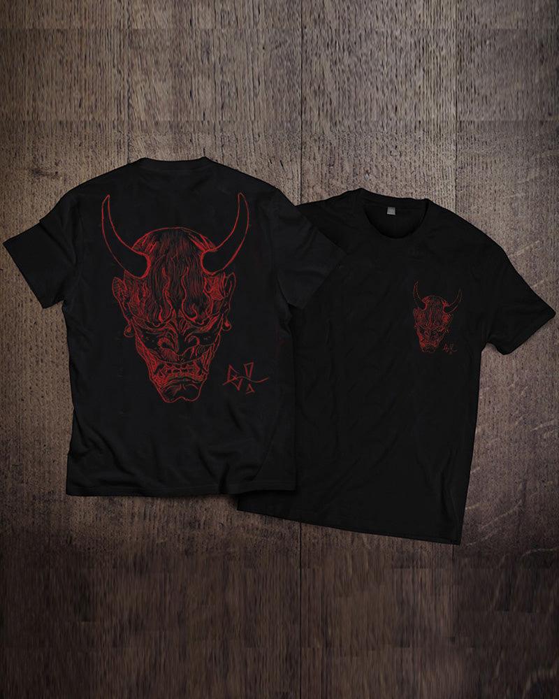 Streetwear Ninja Oni Graphic T-Shirt - Image 8