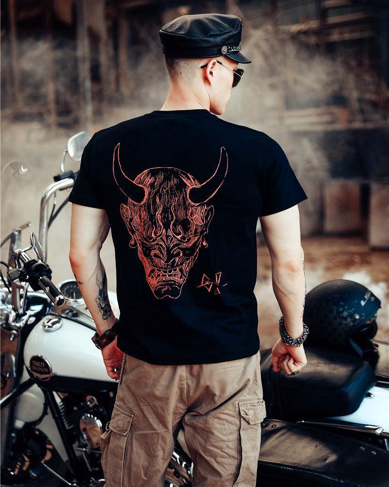 Streetwear Ninja Oni Graphic T-Shirt - Image 9