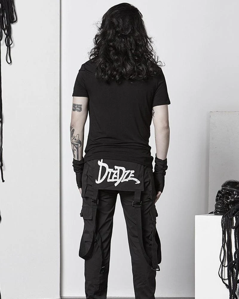 Japanese Techwear Irregular Zipper T-Shirt - Image 6