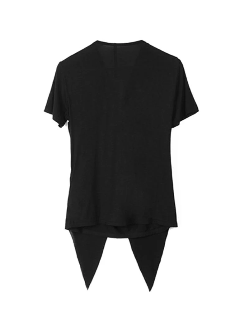 Japanese Techwear Irregular Zipper T-Shirt - Image 9