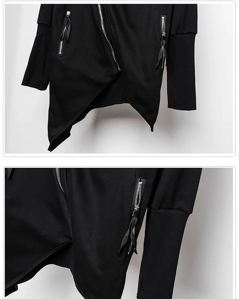 Japanese Techwear Zipper Hooded Jacket - Image 10