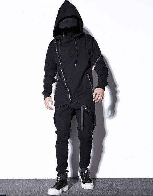 Japanese Techwear Zipper Hooded Jacket - Image 5
