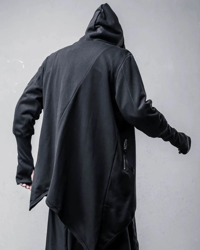 Japanese Techwear Zipper Hooded Jacket - Image 8