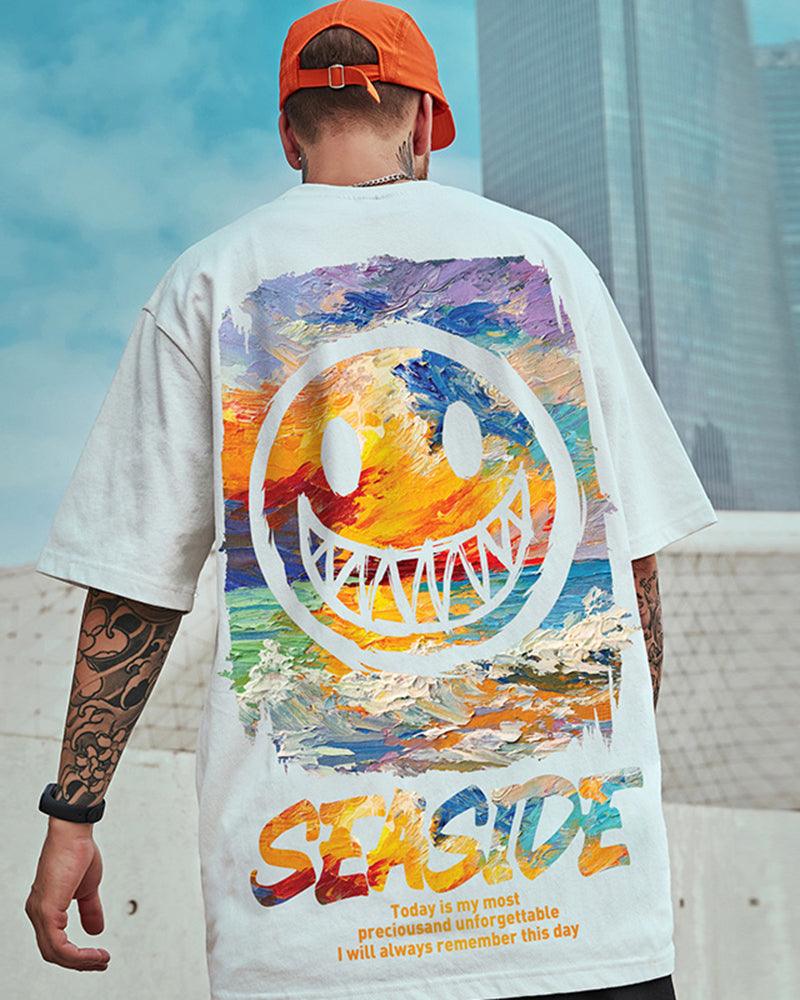 Oversize Streetwear Grimace Graphic T-Shirt - Image 4