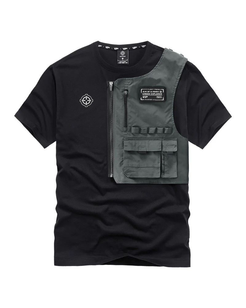 Removable Pocket Techwear T-Shirt - Image 4
