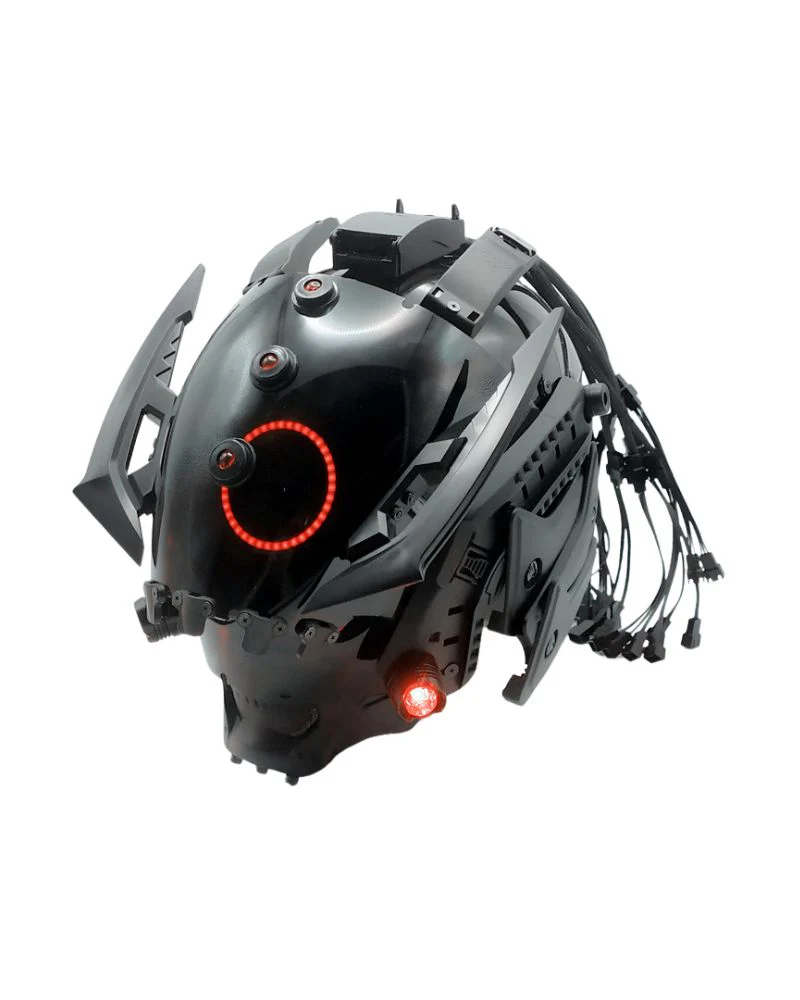 Sci-Fi Cyberpunk Led Helmet - Image 4