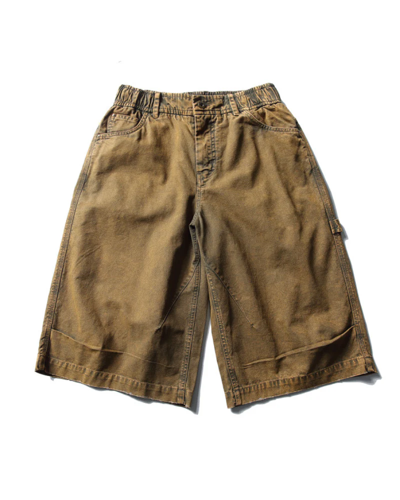 Street Unisex Denim-Look Shorts | Baggy Jorts - Image 18