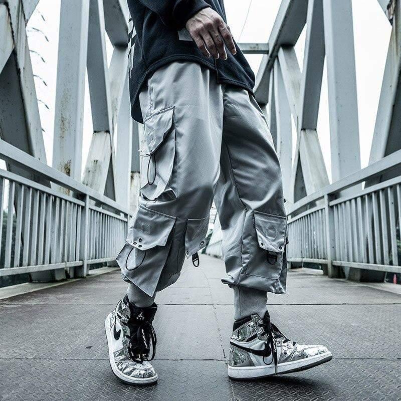 Streetwear Black Multi-Pocket Cargo Pants - Image 6