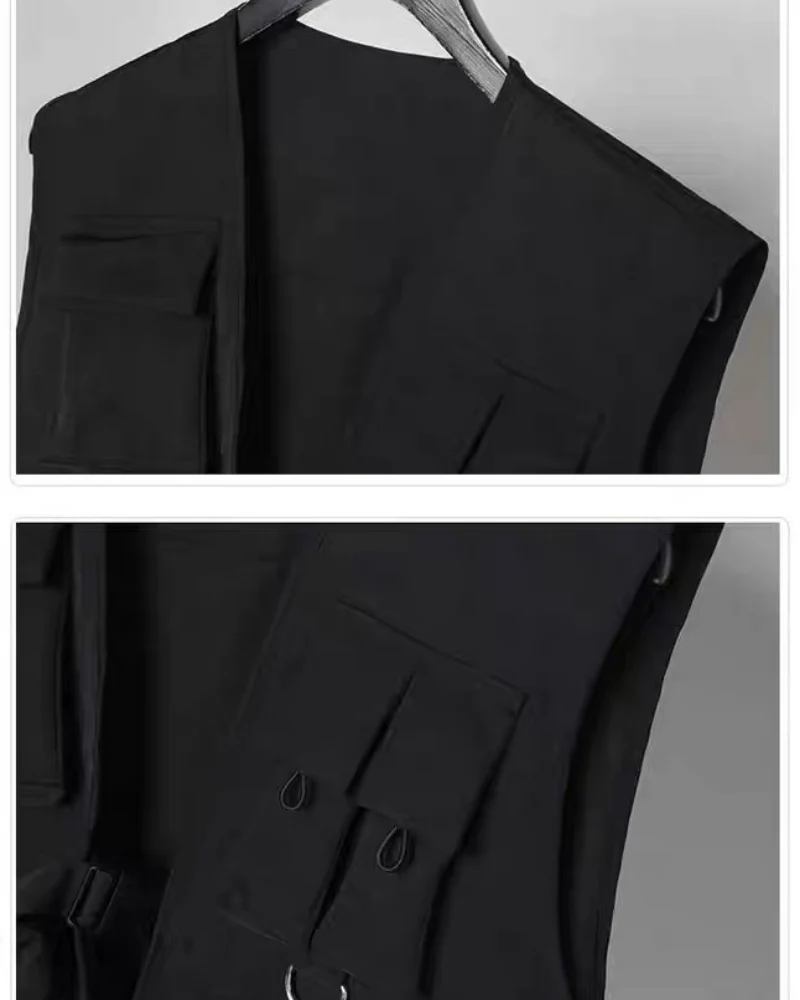 Streetwear Cargo Utility Vest - Image 10