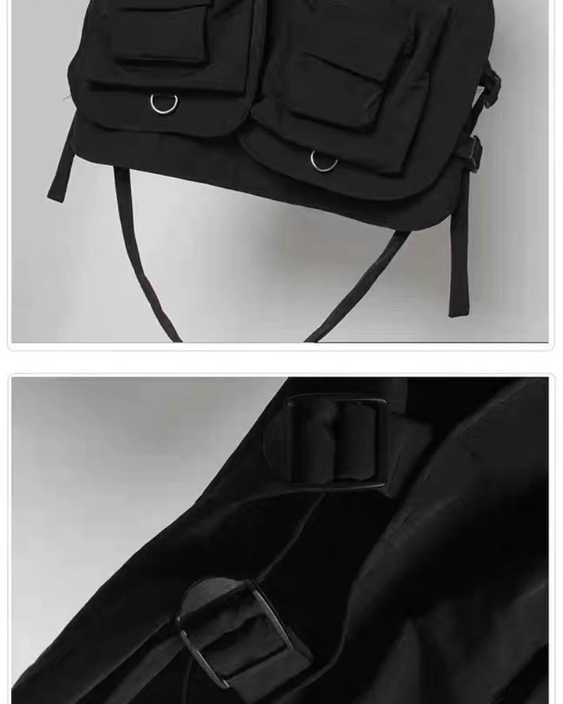 Streetwear Cargo Utility Vest - Image 12