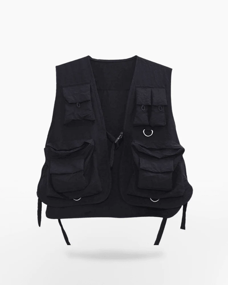 Streetwear Cargo Utility Vest - Image 8