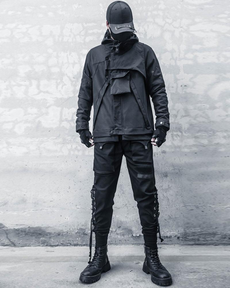 Streetwear Drawstring Slim Cargo Pants - Image 8