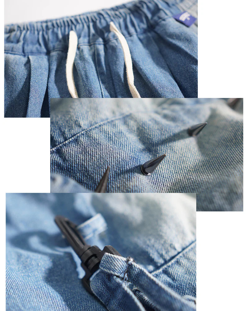 Streetwear Hip Hop Straight Shorts | Baggy Jorts - Image 7