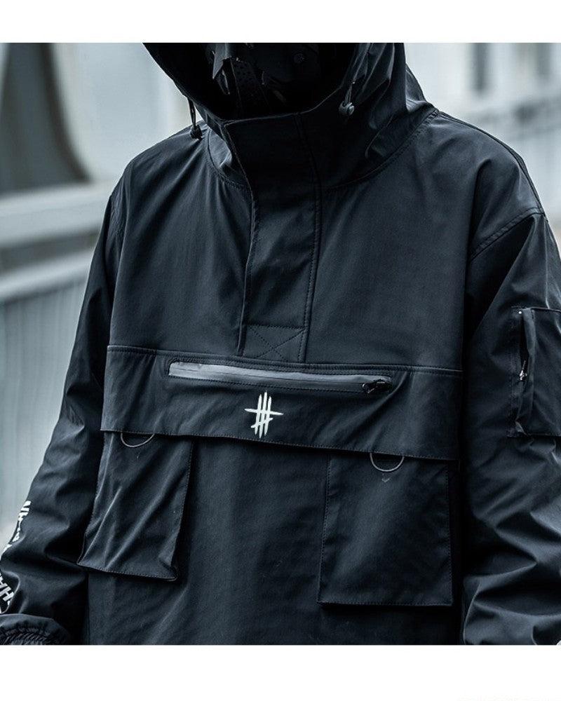 Streetwear Pocket Urban Hooded Jacket - Image 7
