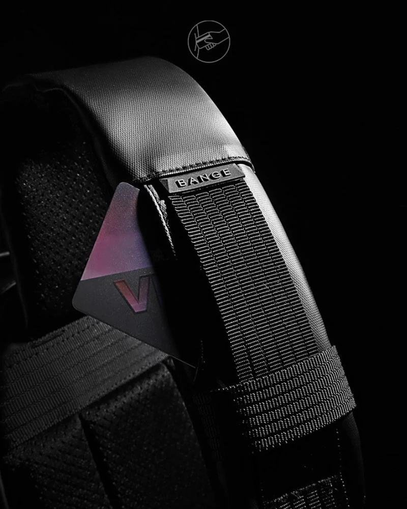 Tech Hard Shell Polyhedron Sling Backpack - Image 13