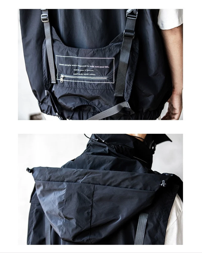 Techwear Backpack Cargo Vest - Image 11