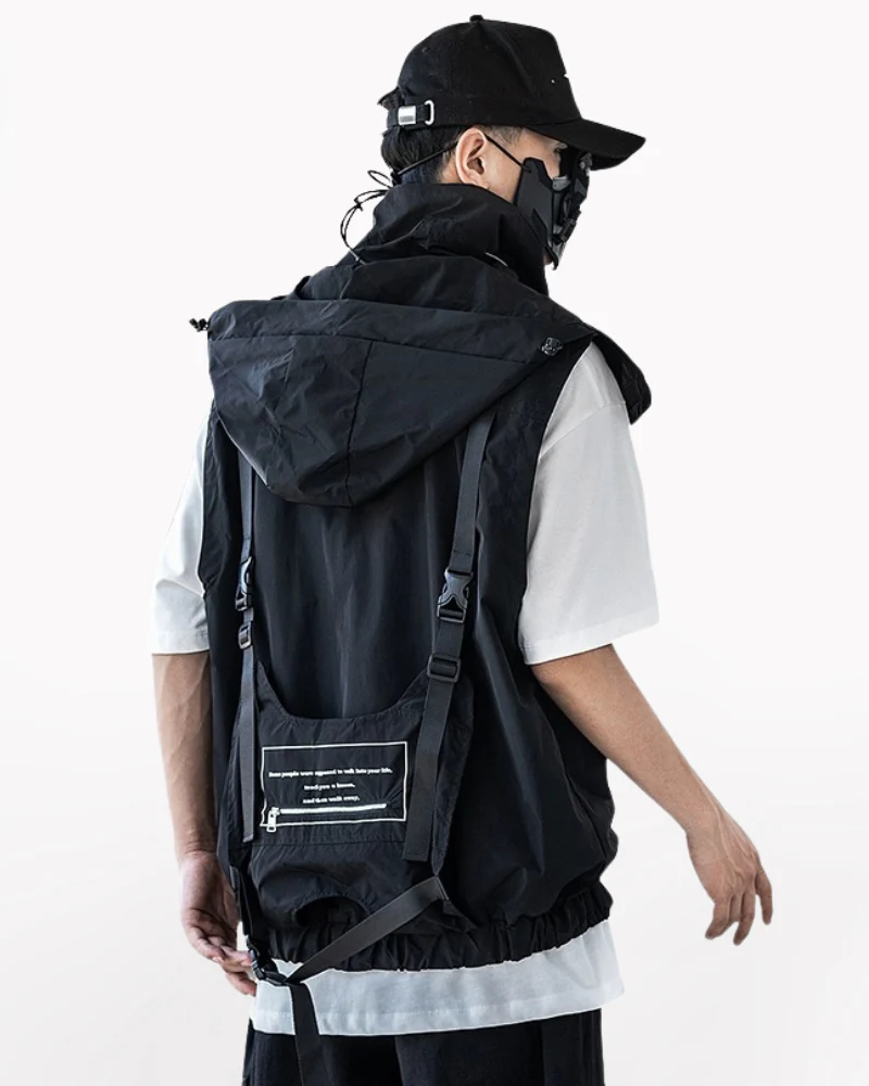 Techwear Backpack Cargo Vest - Image 3