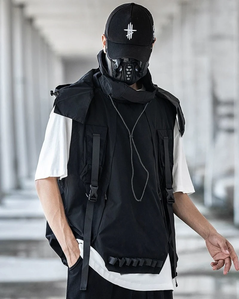 Techwear Backpack Cargo Vest - Image 4