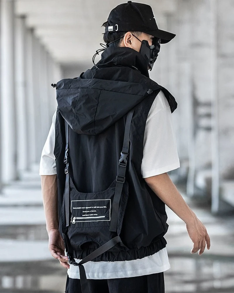 Techwear Backpack Cargo Vest - Image 5