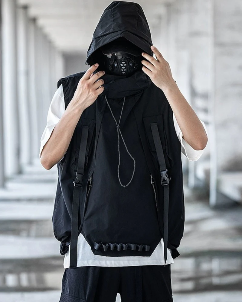 Techwear Backpack Cargo Vest - Image 6