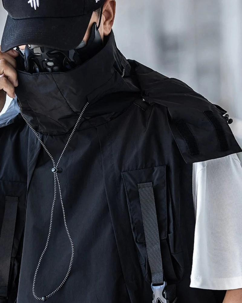 Techwear Backpack Cargo Vest - Image 7