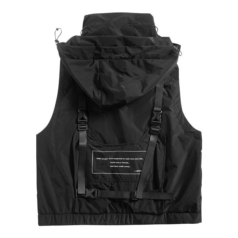 Techwear Backpack Cargo Vest - Image 9