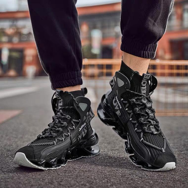 Techwear Breathable Blade High Top Sneakers - Image 3