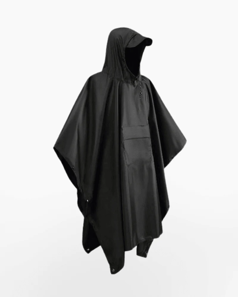 Techwear Multi Use Outwear Rain Poncho - Image 4
