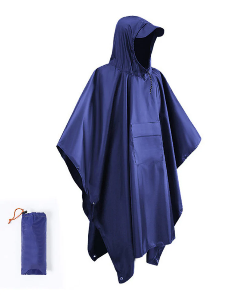 Techwear Multi Use Outwear Rain Poncho - Image 7