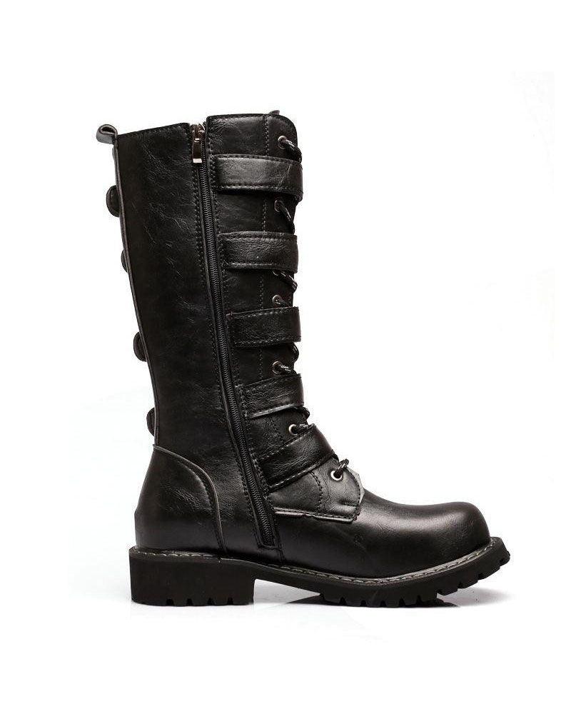 Techwear Punk Motorcycle Riding Boots - Image 10