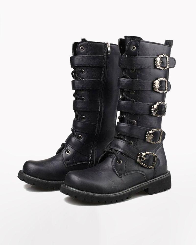 Techwear Punk Motorcycle Riding Boots - Image 4