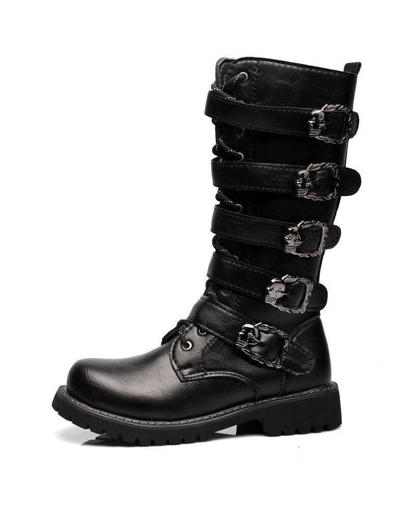Techwear Punk Motorcycle Riding Boots - Image 9