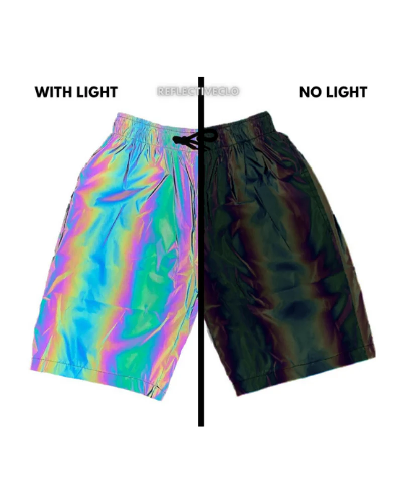 Techwear Rave Clothing Reflective Shorts - Image 3